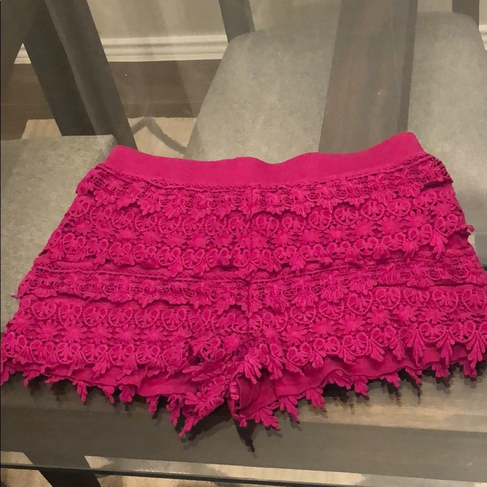 Express Crochet Shorts- small